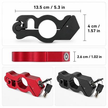 GripLock™ – Candado antirrobo para manillar de moto