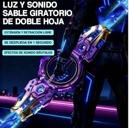 Espada Giratoria con Sonido y Luz